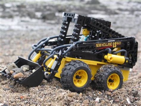 lego skid steer moc